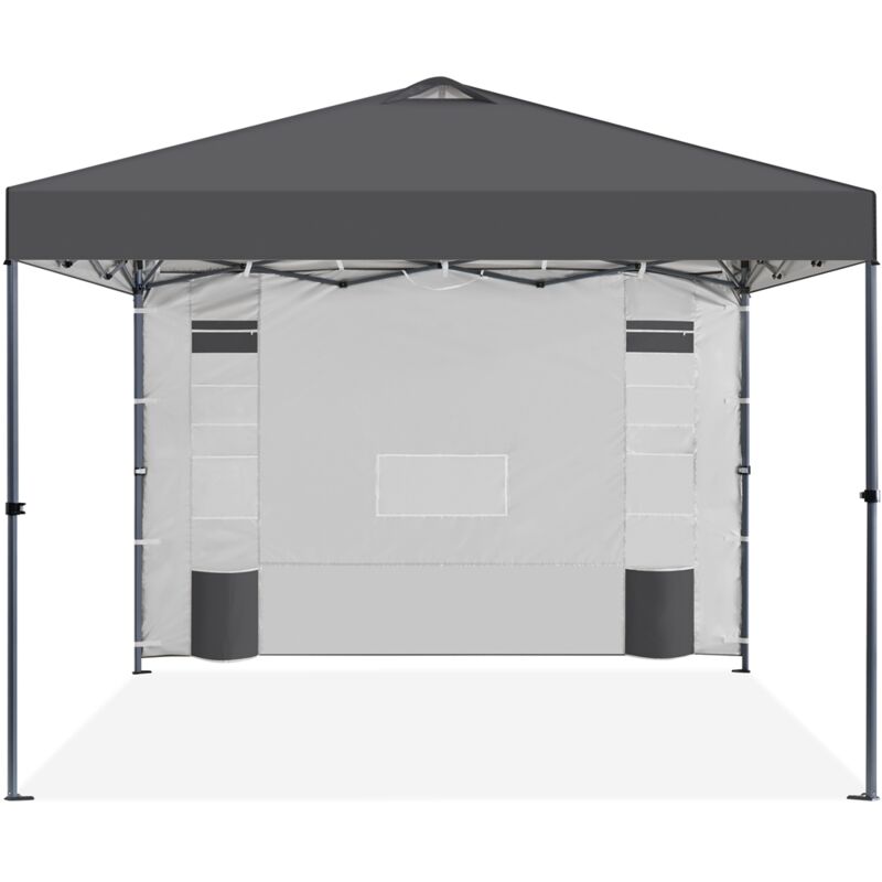 Yaheetech - Tonnelle de Jardin Pop-up, Tonnelle Pliante 3x3 Imperméable avec Parois Latérale, Barnum Pliant Anti-UV en Hauteur Réglable pour Jardin