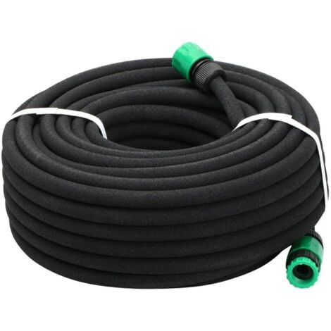 Yaheetech Tuyau Irrigation Goutte à Goutte 50 M Micro Irrigation Système Arrosage 12mm Jardin/Plante de Serre/Plate-Bande/Patio/Gazon