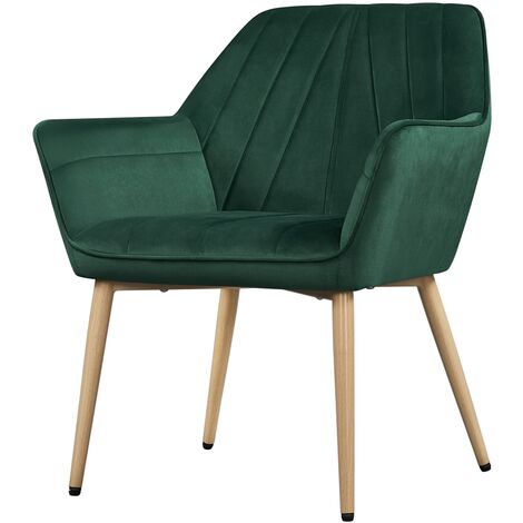 Velvet Tufted Accent Chair Armchair