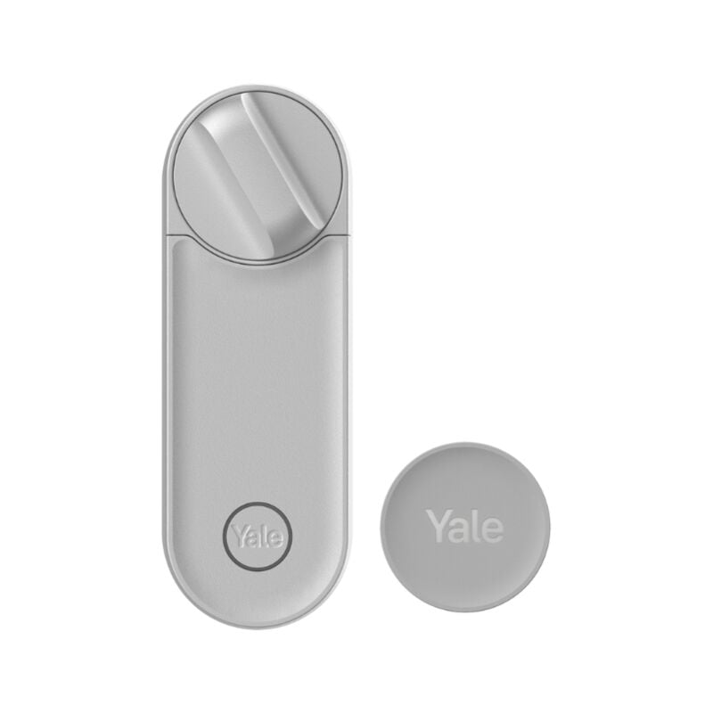 Serrure connectée Linus L2 Argent Yale Déverrouillage sans clé et/ou à distance via Wi-Fi ou Bluetooth - Alertes en direct - Partage d'accès invités