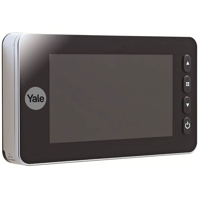 Image of Yale - Spioncino elettronico Autoimaging 45-5800-1443-00-60-01 Argento, cattura immagini/video, campanello integrato, visualizzazione dal vivo,