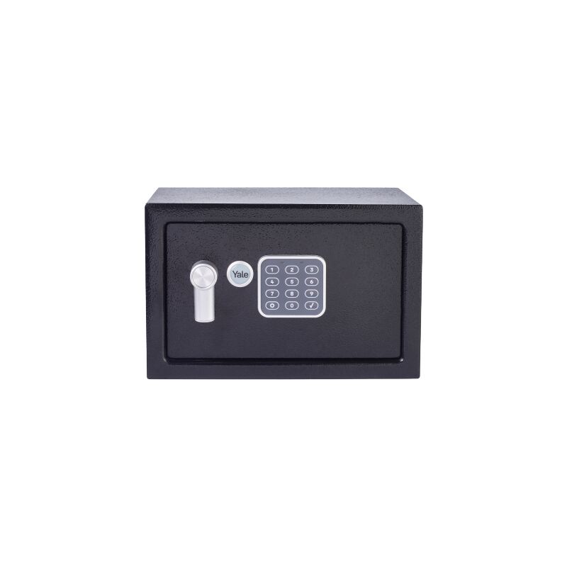 Image of Cassaforte Elettronica con Allarme Piccola YEC/200/DB2 Nero, Allarme Integrato 130 dB, Struttura e Bulloni di Bloccaggio in Acciaio - Yale
