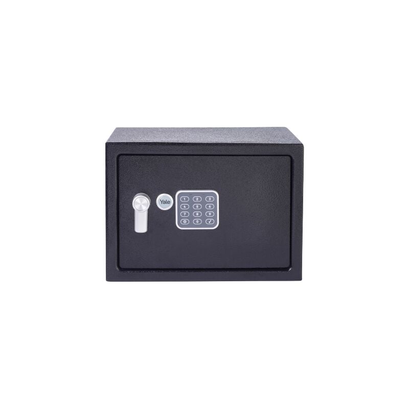 Image of Cassaforte Elettronica con Allarme Media YEC/250/DB2 Nero, Allarme Integrato 130 dB, Struttura e Bulloni di Bloccaggio in Acciaio - Yale