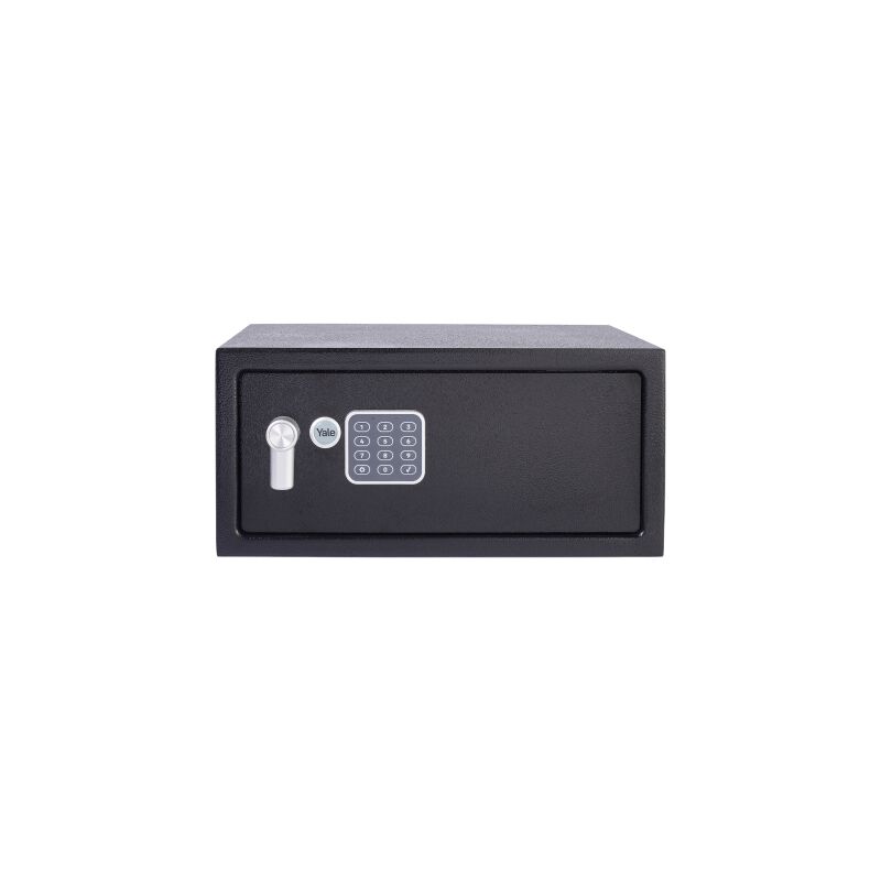 Image of Cassaforte Elettronica con Allarme per Laptop YLC/200/DB2 Nero, Allarme Integrato 130 dB, Struttura e Bulloni di Bloccaggio in Acciaio - Yale