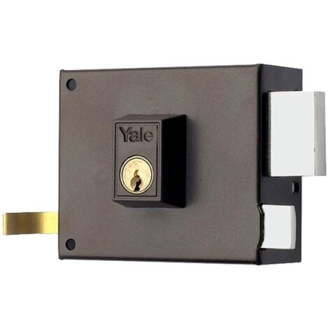 YALE cerradura yale  125-a/hpr/10/ derecha , Cerradura Yale / Azbe 125-a/hpr/10/derecha.       - Cerradura de sobreponer con doble cilindro.- Cilindro exterior forjado