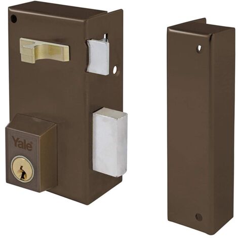 YALE cerradura yale   56-a/hp/70/ derecha , Cerradura Yale / Azbe 56-a/hp/70/derecha.  - Cerradura de sobreponer.- Cilindro por ambos lados.- Picaporte con tirado