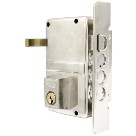 YALE cerradura yale 8-hn/ derecha , Cerradura Yale / Azbe 8-hn/ derecha. - Cerradura de sobreponer con sistema antipalanca.- Cilindro exterior redondo fijo