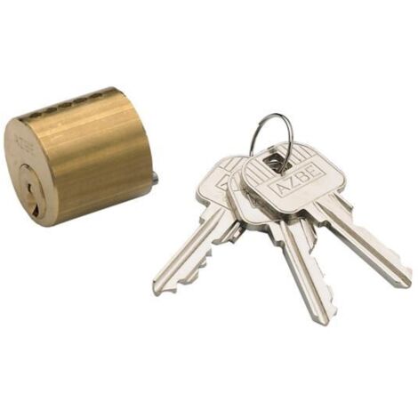 AZBE YALE cilindro yale redondo m/c 52-n , Cilindro Yale redondo m/c 52-n. - Medio juego de cilindros de 28 mm. de diámetro.- Apicable a cerraduras: 45-e, 48-e y 52