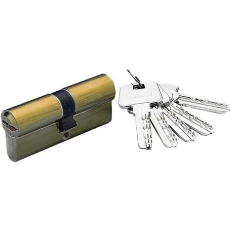 YALE cilindro yale seguridad yl-6 35x45/r15,0 latonado , Cilindro Yale seg. YL-6. - Medida:35x45 mm.- Leva: 15,0 mm.- Latonado.- Cilindro de seguridad YL-6