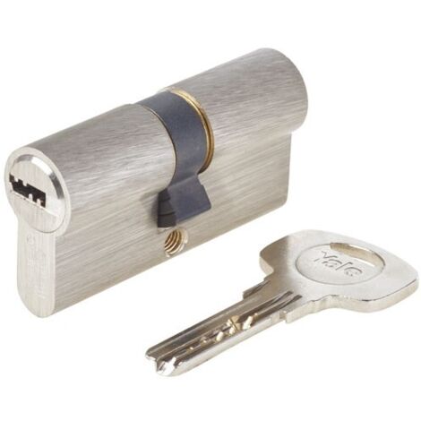 YALE - Cylindre débrayable 6 goupilles 4 clés 1 carte 30 x 30 mm
