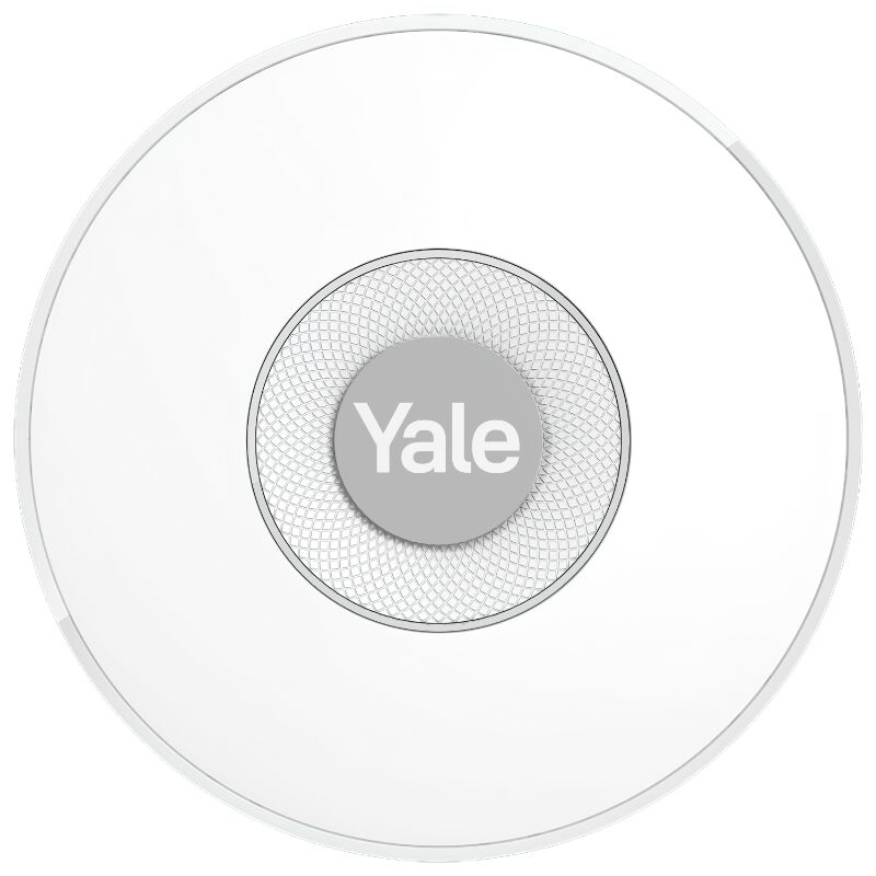 Yale - Sirène alarme intérieure 85dB réglable - alertes en temps réel - peu être installé jusqu'à 1km de la centrale d'alarme