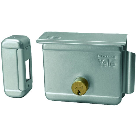 Yale ELETTROSERRATURA CANCELLI APPL. +S Acciaio Zincato Art. 680 E. 50 Dx
