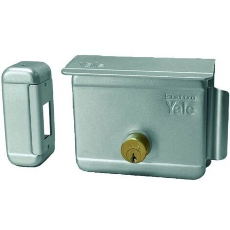Yale ELETTROSERRATURA CANCELLI APPL. +S Acciaio Zincato Art. 680 E. 50 Dx