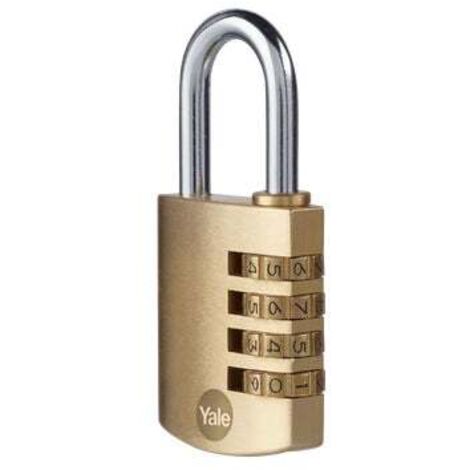 Yale Locks Brass Combination Padlock 40mm