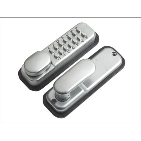Yale Locks P-DL02-SC Push Button Door Lock Chrome Finish Hold Open Function YALPDL02SC