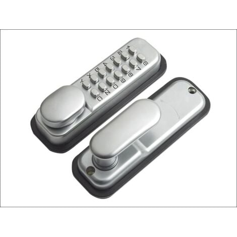 Yale Locks P-DL02-SC Push Button Door Lock Chrome Finish Hold Open Function YALPDL02SC