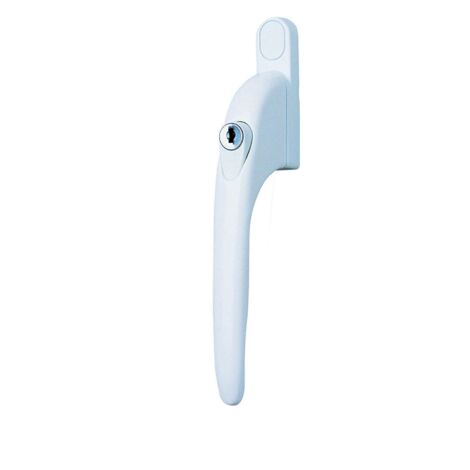 Yale Locks P-YWHLCK40N-WH PVCu Window Handle White Finish YALPYWHL40WH
