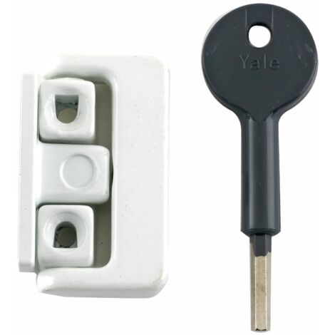 Yale Locks V-8K101LK-WE 8K101 Window Latch White Finish Visi YALV8K101LKW