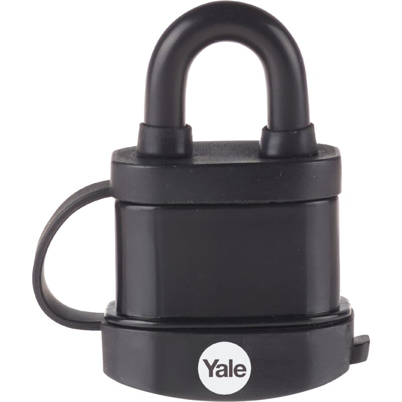 Yale - Lucchetto di alta sicurezza resistente agli agenti atmosferici Y220B/51/118/1 corpo 50mm, arco in acciaio indurito, 3 chiavi
