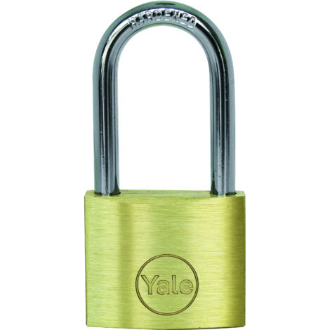 Yale LUCCHETTO DI SICUREZZA ARCO LUNGO Art. PL 112 mm.  20 12.00 pz