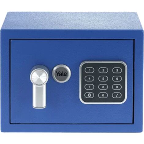 YALE Mini Cassaforte Da Mobile Serie Value Blu