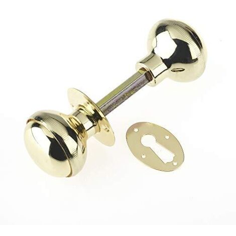 Yale P405-PB Pomello per cerchione, Diametro della Maniglia, Adatto per Porte Interne, Ottone Lucido, 43 mm