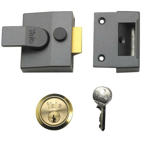 Yale P85 Deadlocking Nightlatch 40mm Backset Chrome