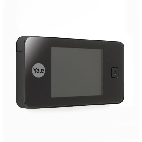 YALE Spioncino elettronico con display 3,2" a colori YALE nero per porte blindate