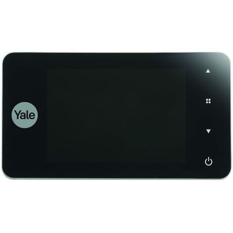 Yale Spioncino Elettronico Digitale Auto-Imaging 45-4500-1440-00-60-01, Argento, Visualizzazione dal Vivo, Telecamera di Alta Qualità, Angolo di Visione 105°, Registra Immagini, Campanello Integrato