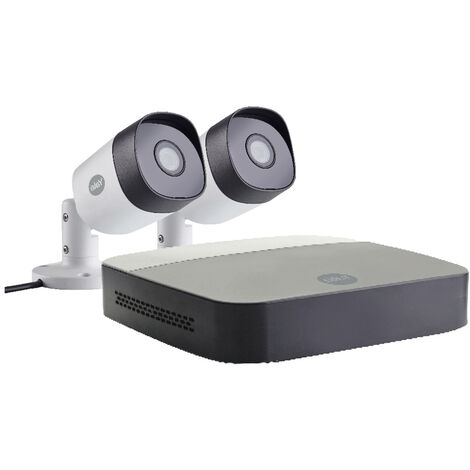 YALE  SV-4C-2ABF X-2 V2 Analog Überwachungskamera-Set 4-Kanal mit 2 Kameras 1920 x 1080 Pixel  1 TB