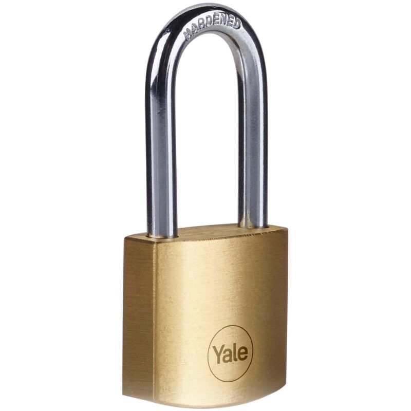 Lucchetto In Ottone Y110b 40 140 1 Corpo 40mm, Arco Lungo In Acciai...
