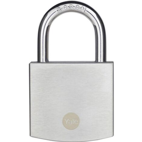 YALE Y120DB/50/127/2 Lucchetto 50 mm Stesse chiavi Argento Serratura a chiave