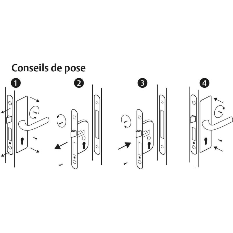 Yale - Y50 serratura da incasso con asse per