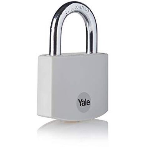 YALE YE3B/38/119/1/GR Lucchetto 38 mm Grigio Serratura a chiave