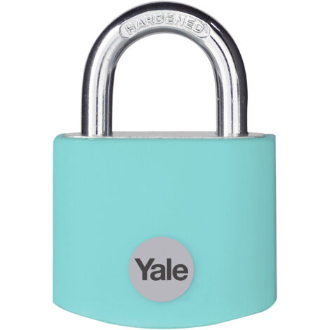 Yale - YE3CB/20/121/1/CO Standardsicherheit 20mm Aluminium Kombination Vorhängeschloss - Rot - Offener Stahlbügel - 3-Ziffern-Kombinationsschloss