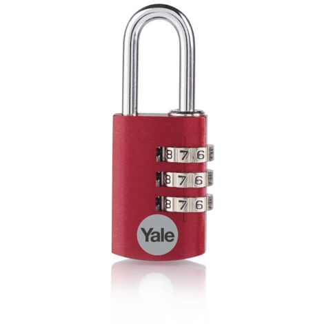 YALE YE3CB/20/121/CO CANDADO DE SEGURIDAD DE COMBINACIÓN COBRE20 MM YE3CB