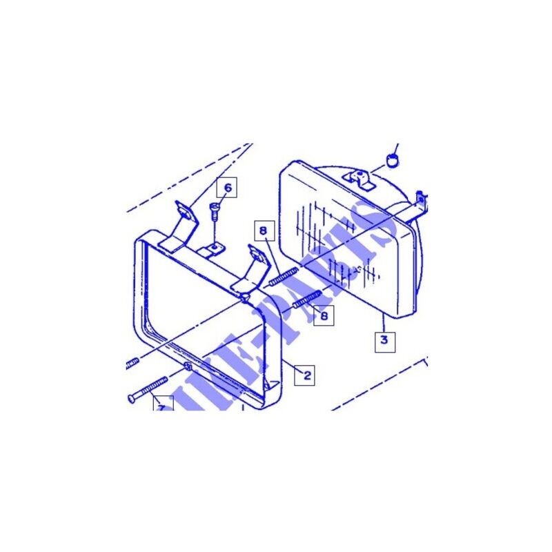 Yamaha 1NN-84332-00 Spring - screw - DT/DTR/DTMX 50 86-91