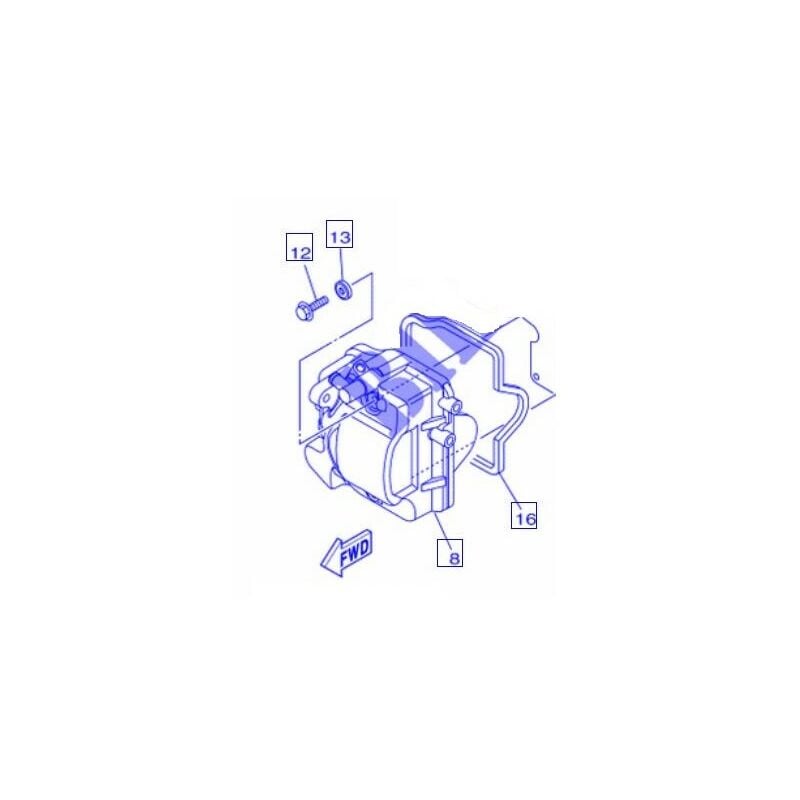 

Yamaha 1PN-E1173-00 la arandela de sellado - Triciudad 125 14-16