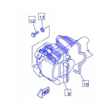 Yamaha 1PN-E1173-00 Rondelle d'étanchéité - Tricity 125 14-16