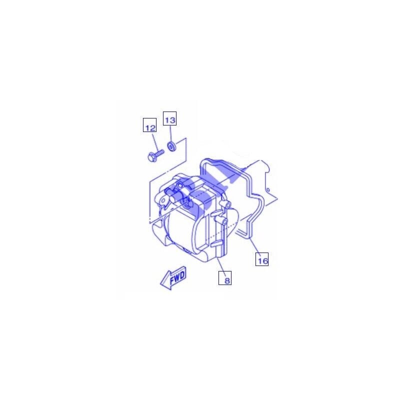 1PN-E1173-00 Sealing washer - Tricity 125 14-16 - Yamaha