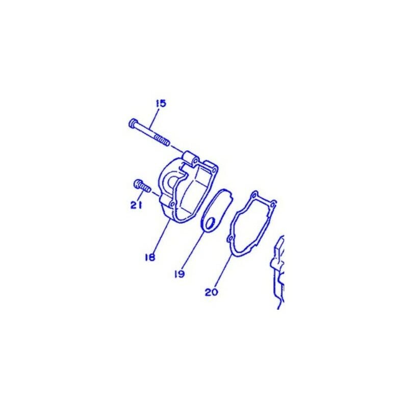 3BN-15326-00 Amortisseur support 1 DT125R 88 - Yamaha