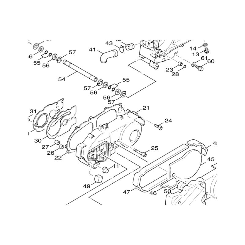 Image of Yamaha - 4TE-E5411-10-00 Cover 1 -&hellip;