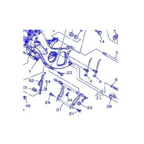 Yamaha 59C-2142K-00 Soporte bastidor radiador - T-max 530 12-13