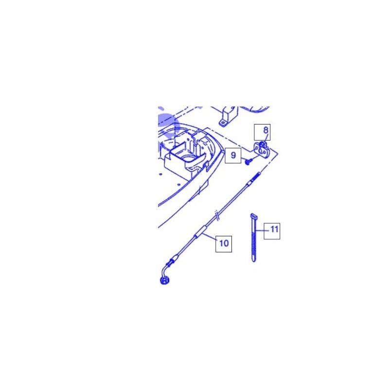 90111-06X05 Seat Bolt Booster/BWS/Xcity/Xmax 50-250 10-13 - Yamaha
