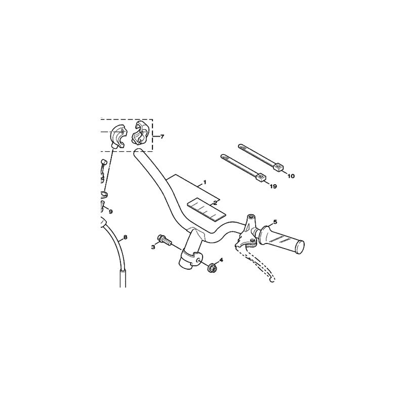 

Yamaha Cygnus 5 ML-X2611-20 manillar NXC125 '05 / 06