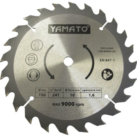 YAMATO Hoja Recambio Para Sierra Circular 53154 (Codigo 07200315)