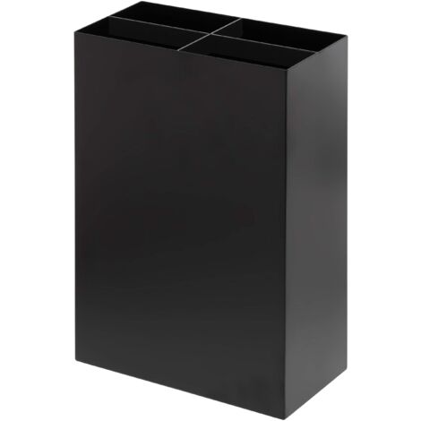 YAMAZAKI 3452 SMART Umbrella Stand Wide, black, Steel/Polypropylene, 23.5 x 12 x 36 cm