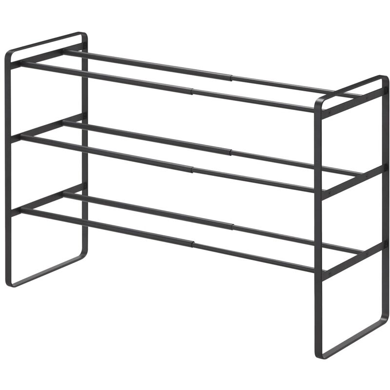 Yamazaki - calicosy - Etagère à chaussures extensible 3 niveaux - L41-70 cm