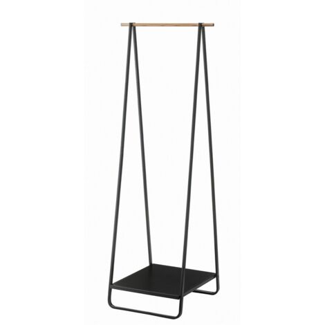 YAMAZAKI - Portant en métal et bois - H140 cm