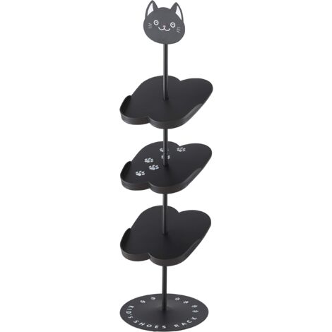 YAMAZAKI - Scarpiera a Forma di Gatto, Nero